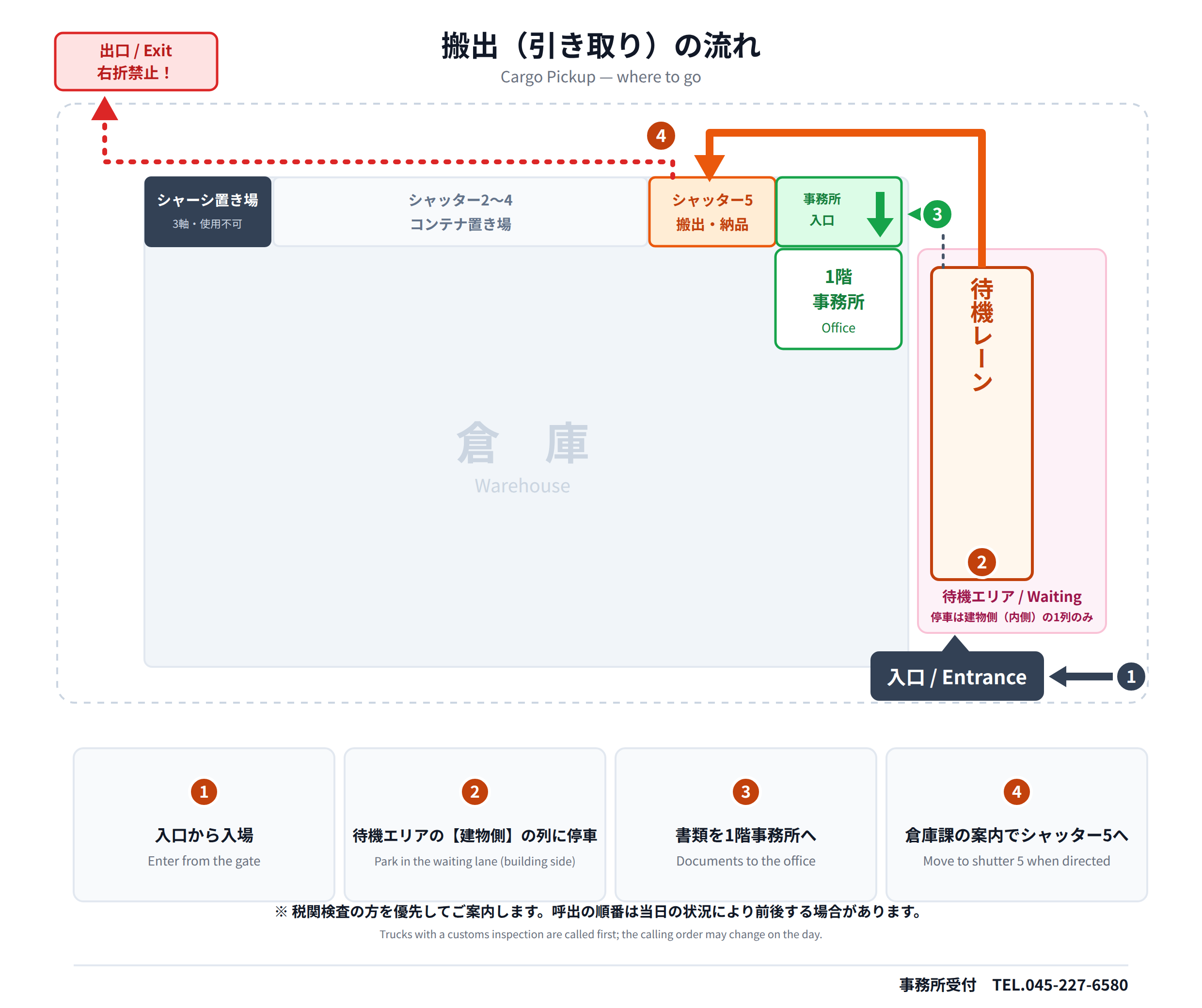 場内の流れ / Site map